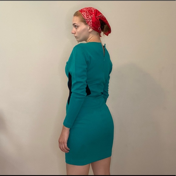 🌲Vintage 80’s Green Dress🌲 - Picture 1 of 5